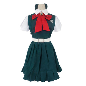 5 PCS Danganronpa Costume Sonia Nevermind Cosplay Dress Set Sailor Suit