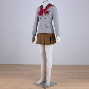 Women and Kids Sailor Moon Costume Sailor Mars Heino Rei Cosplay Winter School Uniform Sets