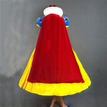 Load image into Gallery viewer, Snow White Costume Dress for Adult Classic Princess Cosplay with Cloak Headband