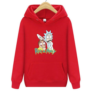 Rick and Morty Cotton Hoodies Pullover Printed Sweatshirts For Men
