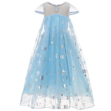 Load image into Gallery viewer, Kids Frozen Costume Princess Elsa Cosplay Birthday or Party Sequin Dress With Accessories