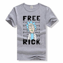 Load image into Gallery viewer, Mens Rick and Morty Cotton Tee Shirt Crew Neck Printed Summer Casual Tops