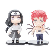Load image into Gallery viewer, 6Pcs 9cm Cute Chibi Naruto Figure Naruto Gaara Shikamaru Figure Toys