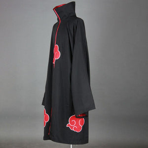 Naruto Akatsuki Uchiha Itachi Robe Cloak Coat Cosplay Halloween Costume 