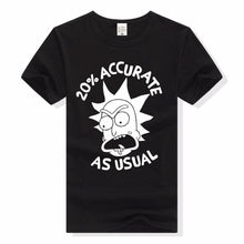 Load image into Gallery viewer, Mens Rick and Morty Cotton As Usual Tee Shirt Crew Neck Printed Summer Casual Tops