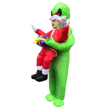 Load image into Gallery viewer, Inflatable Alien Catch Santa Claus Cosplay Costume Halloween Christmas Party For Adults