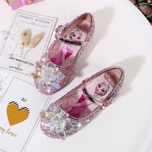Load image into Gallery viewer, Kids Disney Frozen Costume Princess Elsa Anna Cosplay Crystal Shoes