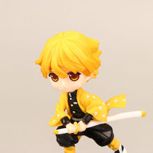Load image into Gallery viewer, 6Pcs Demon Slayer Figure Kamado Agatsuma Zenitsu Kamado Nezuko Cute Chibi Toys
