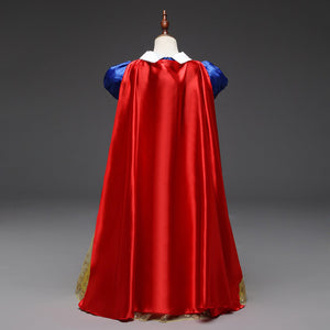 Kid's High Quality Snow White Costume Princess Costumes Dress With Accessories