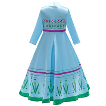 Load image into Gallery viewer, Kids Frozen Costume Princess Elsa Anna Cosplay Birthday or Party Dress With Accessories