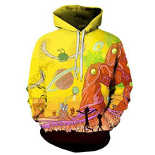 Load image into Gallery viewer, Mens Rick and Morty Hoodies Pullover 3D Printed Sweatshirts