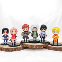 Load image into Gallery viewer, 12Pcs 6cm Cute Chibi Naruto Figure Naruto Itachi Gaara Kakashi Sasuke Figure Toys