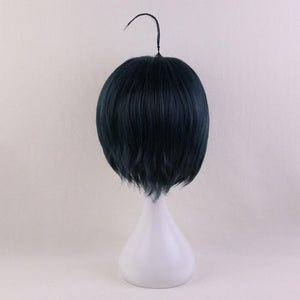 Danganronpa Costume Saihara Shuichi Cosplay Wig Heat Resistant Sythentic Hair 