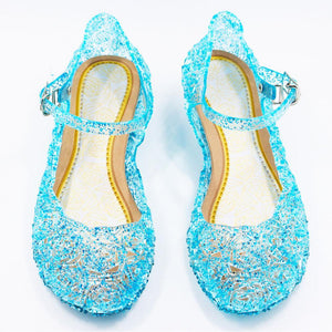 Kids Disney Frozen Snow White Costume Princess Elsa Anna Cosplay Shoes