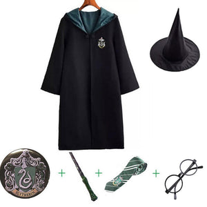 6PCS Harry Potter Cosplay Costume Robe For Kids And Adults