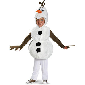 Kids Frozen Costume Olaf Cosplay Dress-Up
