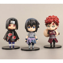Load image into Gallery viewer, 6PCS 8cm Naruto Figure Cute Chibi Naruto Gaara Itach Sasuke Jiraiya Figure Toys