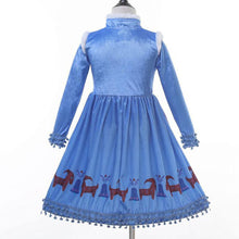 Load image into Gallery viewer, Kids Frozen Costume Princess Elsa Anna Cosplay Sets Birthday or Party With Accessories