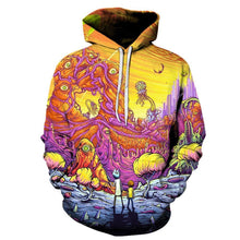 Load image into Gallery viewer, Mens Rick and Morty Hoodies Pullover 3D Printed Sweatshirts