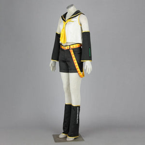 Vocaloid Costume Kagamine Rin Cosplay Set For Women and Kids