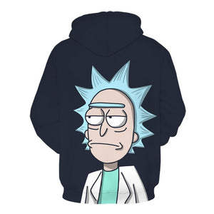 Rick and Morty Hoodies Pullover 3D Printed Sweatshirts For Men