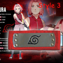 Load image into Gallery viewer, 18 Styles Naruto Kakashi Accessories Cosplay Costumes HeadBands