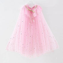 Load image into Gallery viewer, Kids Frozen Snow White Beauty and the Beast Costume Princess Elsa Anna Belle Cosplay Rainbow Capes Robe