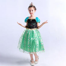 Load image into Gallery viewer, Kids Frozen Costume Princess Elsa Cosplay Birthday or Party Dress With Accessories
