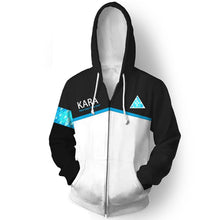 Load image into Gallery viewer, Detroit Becoming Human Connor Cosplay Costume Hoodie Jacket Sweatshirt Unisex