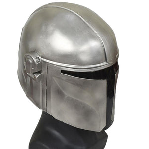Star Wars Hasbro Galaxy's Outer Edge Trading Post The Mandalorian Battle-Worn Mask Gray