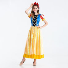 Load image into Gallery viewer, High Quality Snow White Costume Dress for Adult Classic Princess Cosplay