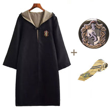 Load image into Gallery viewer, Harry Potter Cosplay Costume Robe With Badge and Tie For Kids And Adults