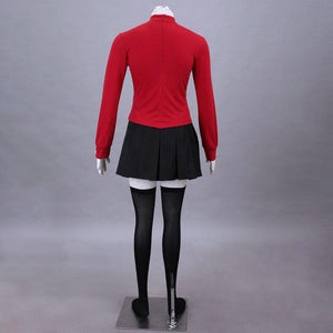 Women and Kids Fate Stay Night Costume Rin Tohsaka Cosplay Full Sets