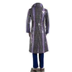Suicide Squad Costume The Joker Cosplay Set For Men and Kids
