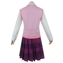 Load image into Gallery viewer, 6 PCS Danganronpa Costume Kaede Akamatsu Cosplay Dress Set School Uniform With Wig