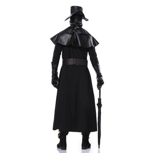 Plague Doctor Costume Steampunk Style Medieval Plague Doctor Cosplay Set For Halloween Party