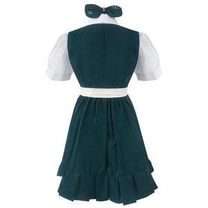 6 PCS Danganronpa Costume Sonia Nevermind Cosplay Dress Set Sailor Suit With Wig