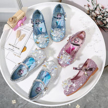 Load image into Gallery viewer, Kids Disney Frozen Costume Princess Elsa Anna Cosplay Crystal Shoes