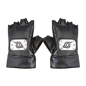 5 Styles Naruto Hatake Kakashi Cosplay Leaf Village Headband and Gloves 