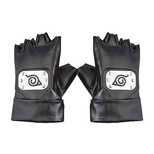5 Styles Naruto Hatake Kakashi Cosplay Leaf Village Headband and Gloves 