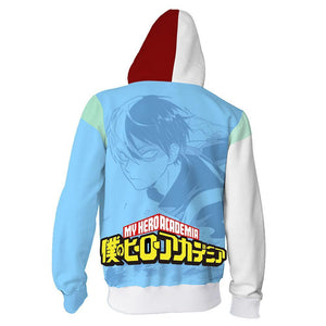 Mens My Hero Academia Printed Pullover Trainning Suit Hoodie Sweatshirt