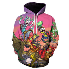 Load image into Gallery viewer, Mens Rick and Morty Hoodies Pullover 3D Printed Sweatshirts