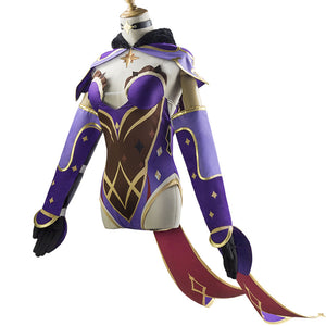 Genshin Impact Costume Astrologist Mona Megistus Cosplay Full Set Halloween Costume For Women