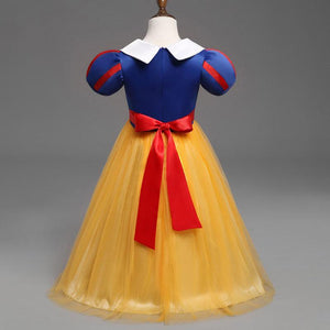 Princess Snow White Costume Generic Dress Up with Accessories for Girls Party