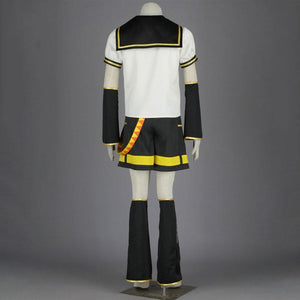 Vocaloid Costume Kagamine Rin Cosplay Set 2nd Version For Women and Kids