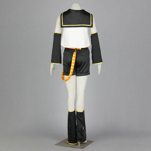 Vocaloid Costume Kagamine Rin Cosplay Set For Women and Kids