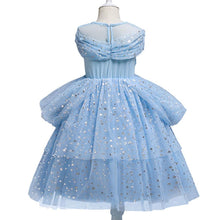 Load image into Gallery viewer, Costume Princess Elsa Cosplay Dress For Girls Birthday Party Dress With Accessories