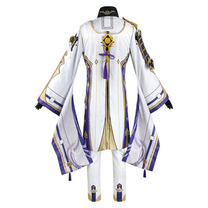Genshin Impact Costume Kamisato Ayato Cosplay Full Set Halloween Costume For Men