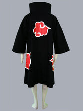 Load image into Gallery viewer, Men and Kids Anime Naruto Costume Akatsuki Cloak Itachi Cape Cosplay