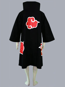 Men and Kids Anime Naruto Costume Akatsuki Cloak Itachi Cape Cosplay